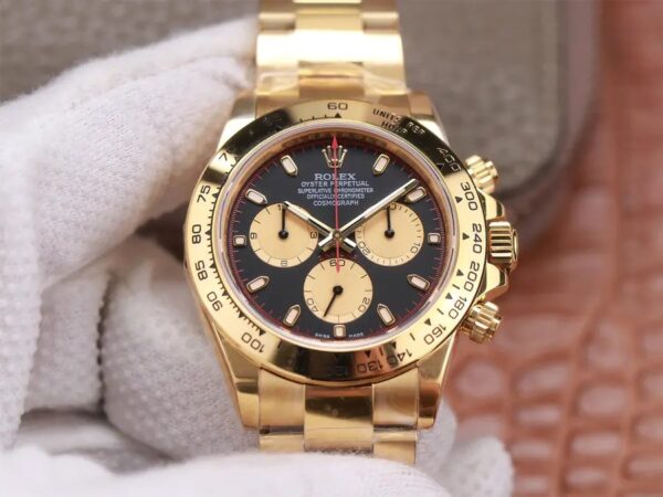 ROLEX DAYTONA 116508 YELLOW GOLD ORIGINAL CAL.4130 MOVEMENT 904L ST