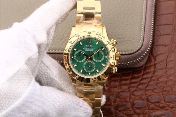 Rolex Cosmograph Daytona 18K (Gold green dial daytona)