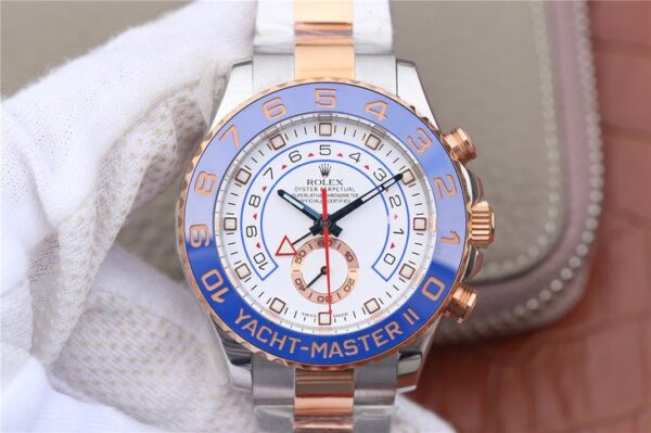 Rolex Yachtmaster II Stainless Steel 116681- 1:1 Superclone(Rose gold yacht master II)
