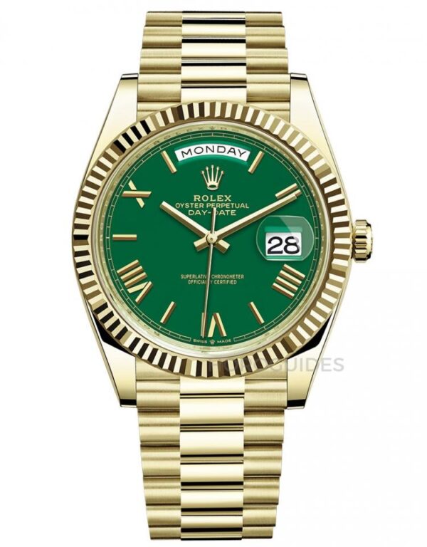 Day Date Rolex Weekly Journal 18K Yellow Gold Plated counter weight(228238-0061)